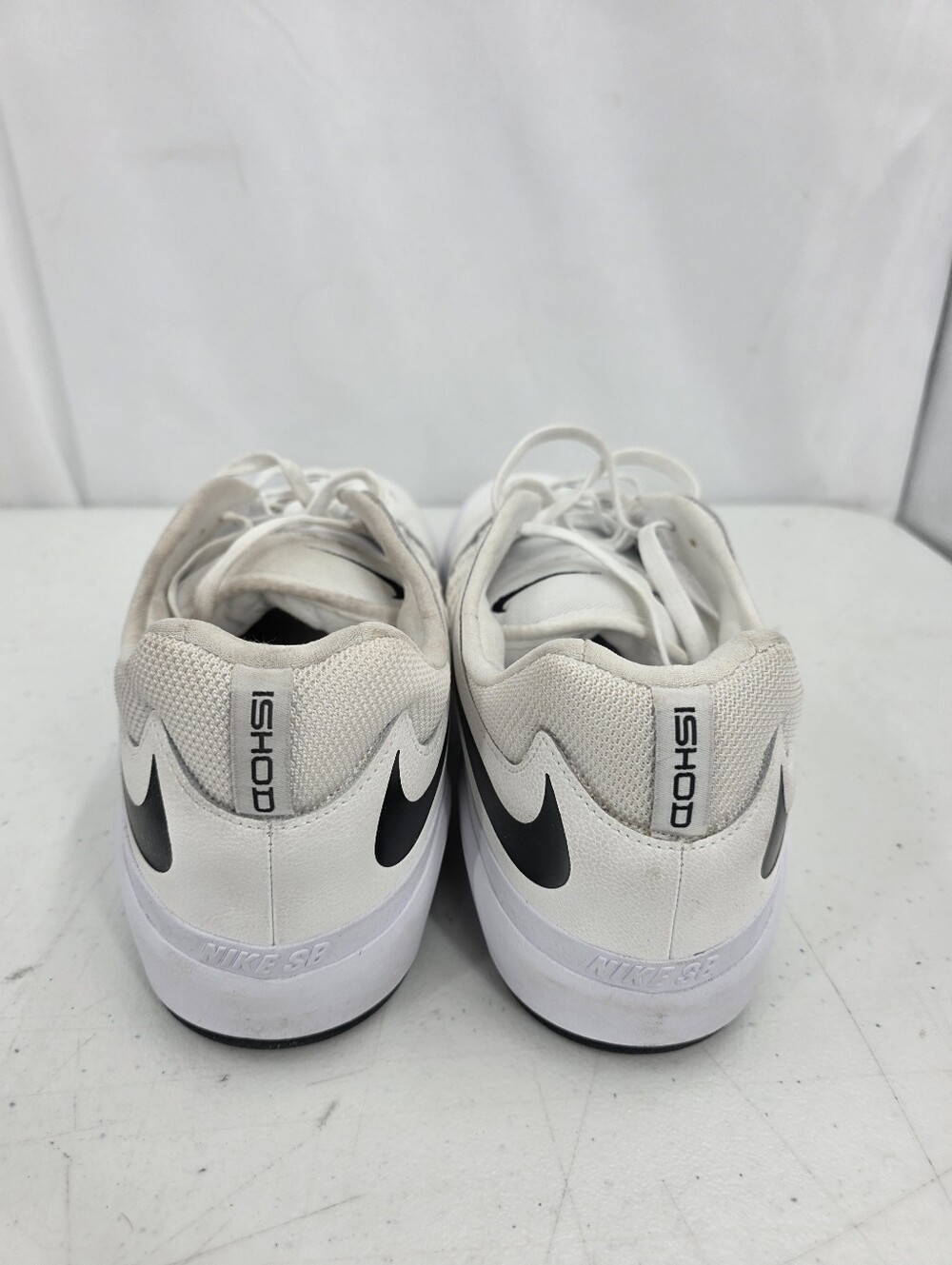Nike Ishod Wair Premium SB White Black Skate Shoes DZ5648-101 Men's Size 14. - Picture 3 of 9